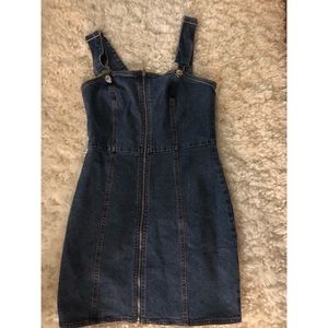jean color dress